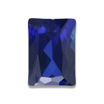 Radiant Synthetic Blue Sapphire Loose Gemstones